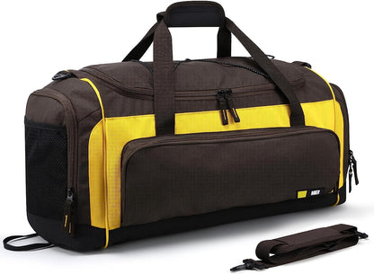 Large Duffel Bag Men'S Gym Bag with Shoe Compartment, 60L