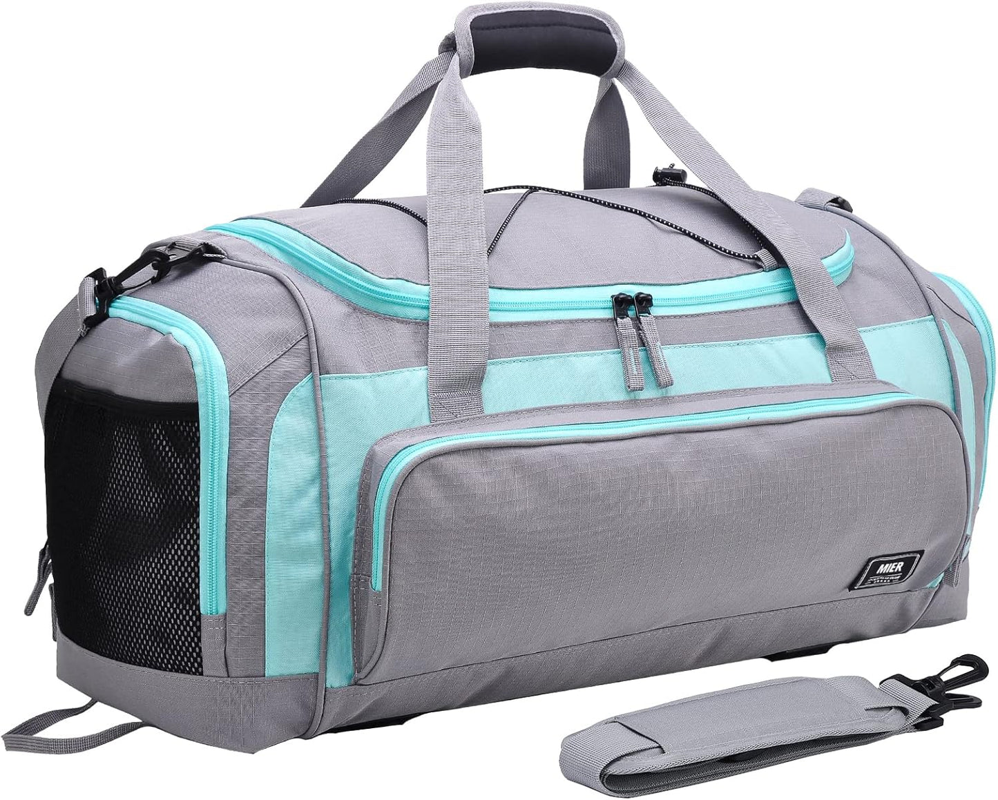 Large Duffel Bag Men'S Gym Bag with Shoe Compartment, 60L