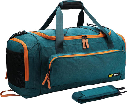 Large Duffel Bag Men'S Gym Bag with Shoe Compartment, 60L